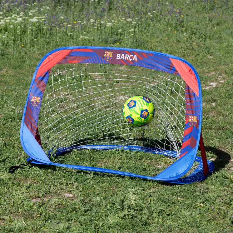 Set of 2 football goals F.C. Barcelona 120 x 80 x 80 cm (2 Units)