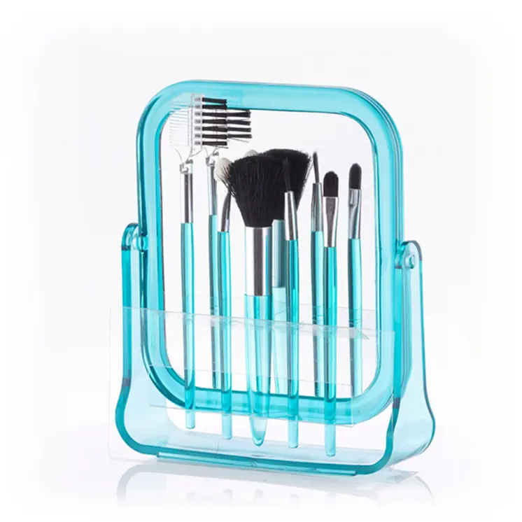 Primizima Mirror with Makeup Brushes (6 piece set)