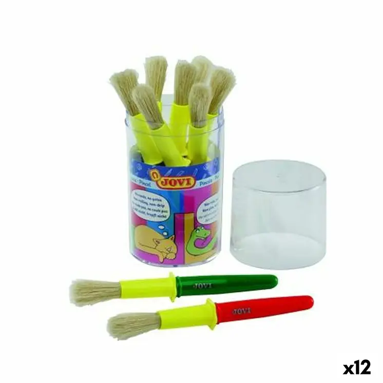 Paintbrushes Jovi Multicolour 9 Pieces (12 Units)