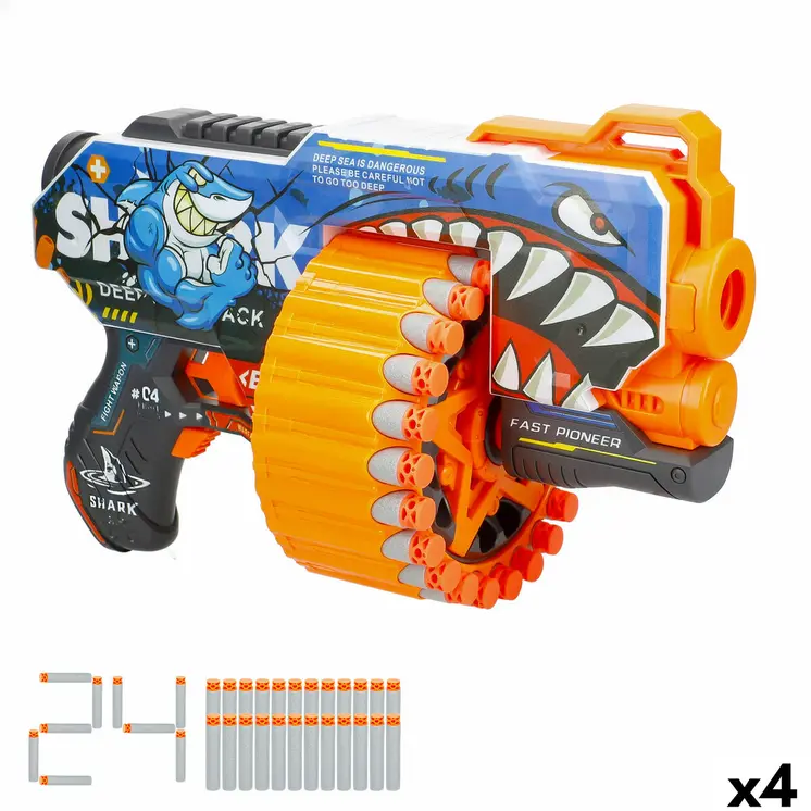 Dart Gun Colorbaby 31 x 21 x 14 cm 4 Units