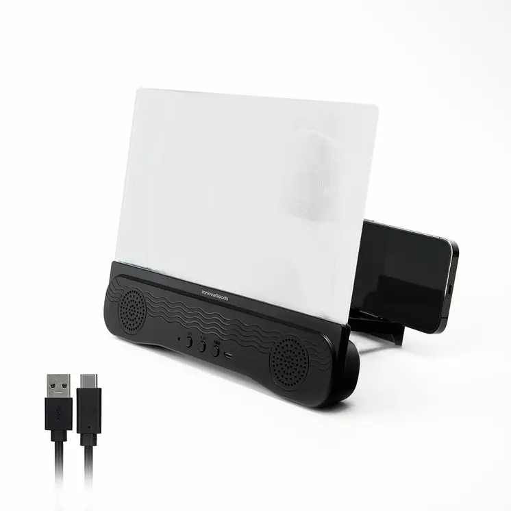 Rechargeable Screen Magnifier with Speaker for Mobile Phones Screenier InnovaGoods