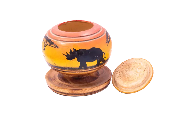 Wooden Sugar Bowl