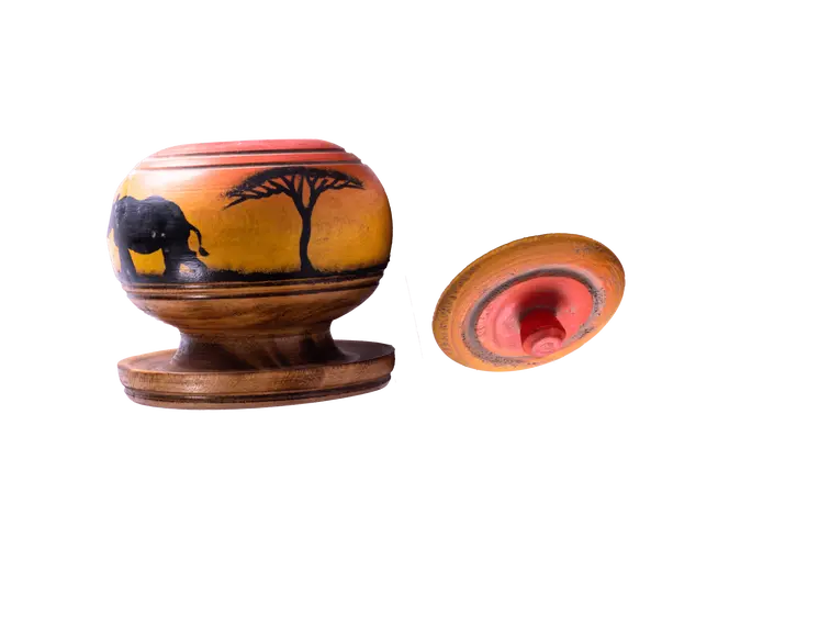 Wooden Sugar Bowl