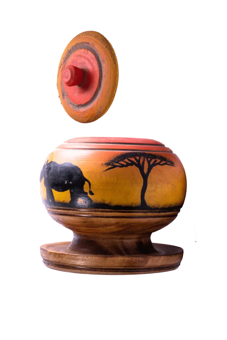 Wooden Sugar Bowl