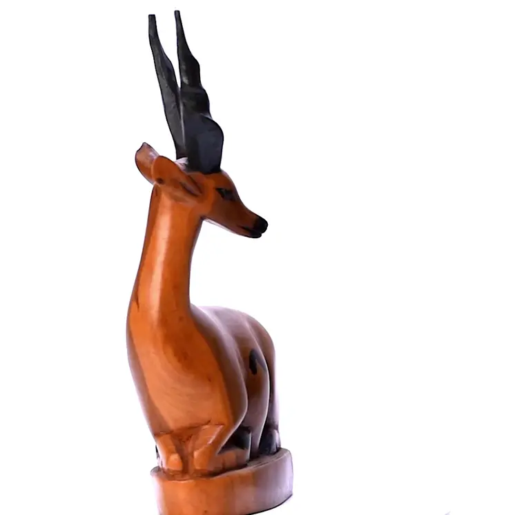 Handmade Sitting Gazelle Figurine