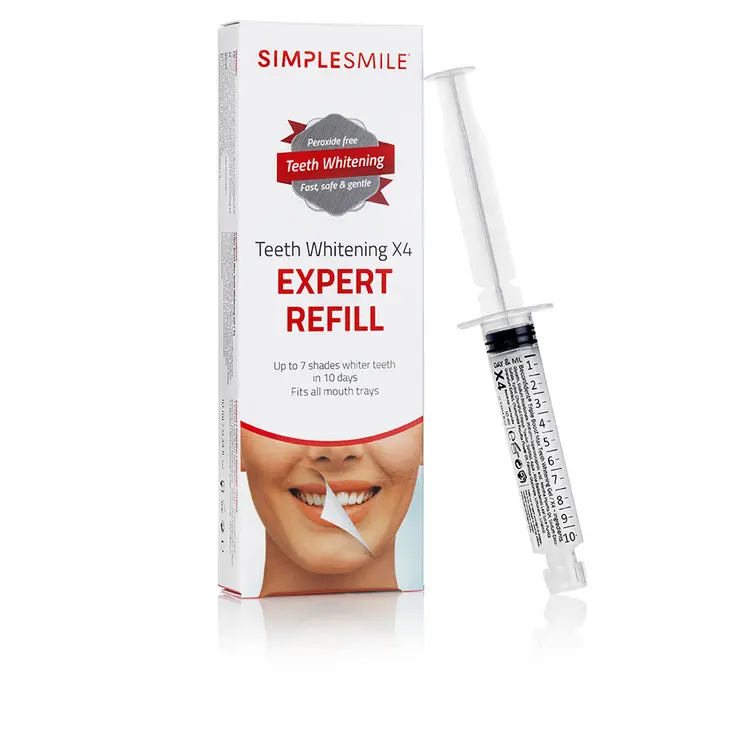 SIMPLESMILE® teeth whitening X4 expert refill 1 u