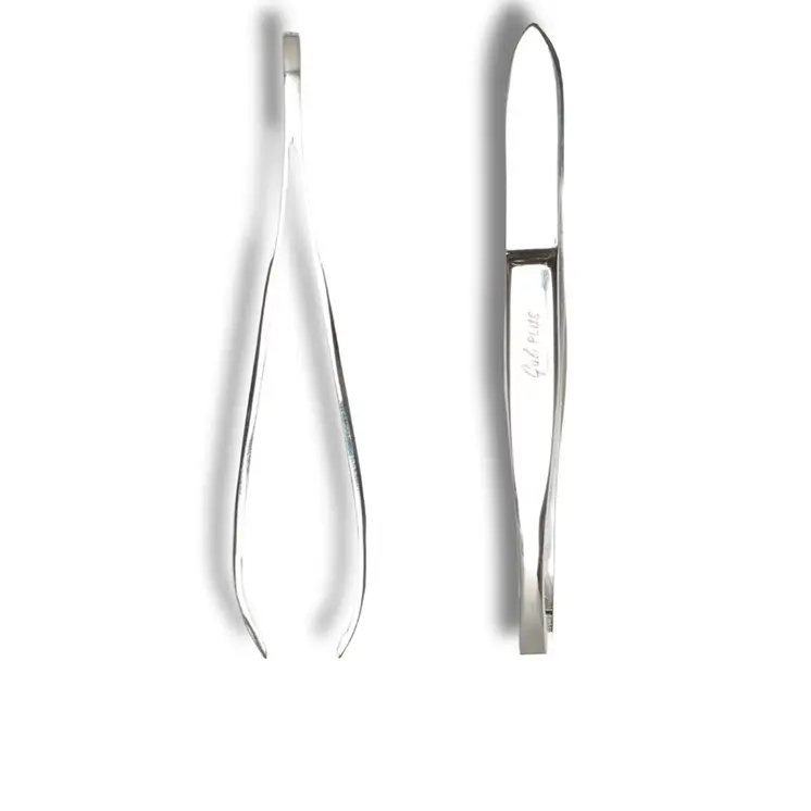 Chrome hair removal tweezers 1 u