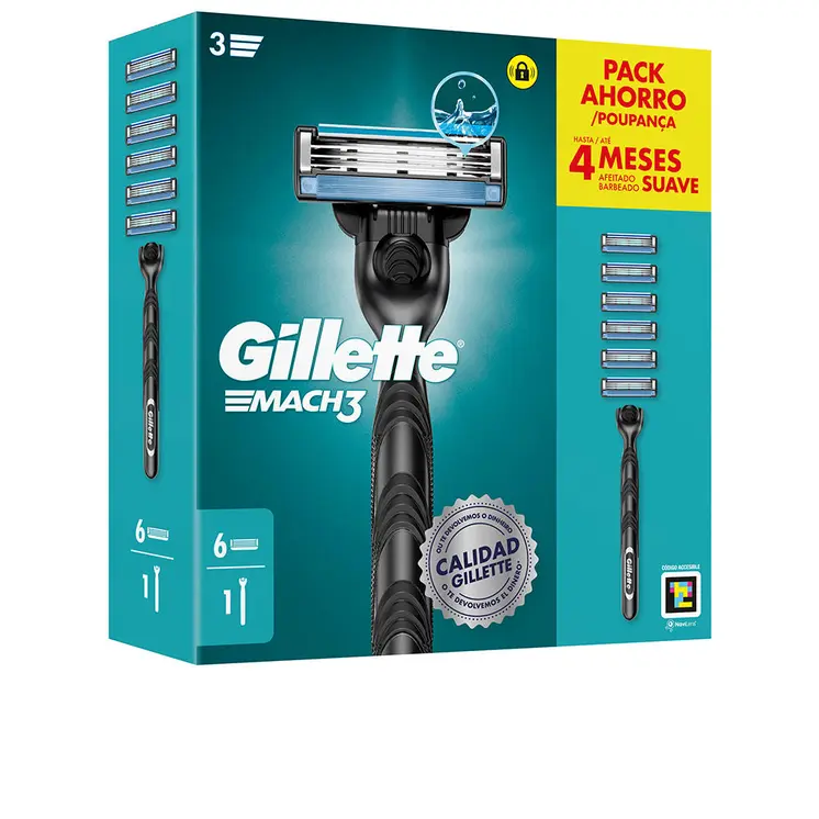 GILLETTE MACH 3 razor + 6 refills