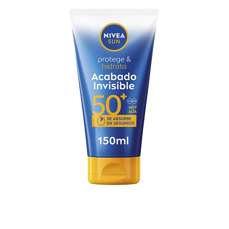 SUN PROTECTS &amp; MOISTURIZES invisible finish sun lotion SPF50+ 150 ml