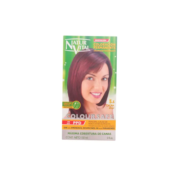 COLOURSAFE tinte permanente #5.5-caoba