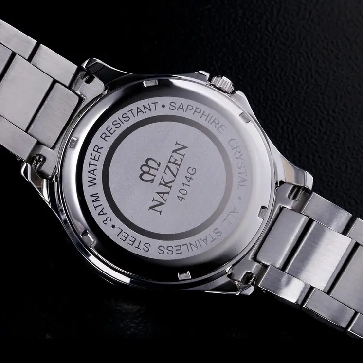 NAKZEN Men Business Quartz Watch Man Luxury Brand Stainless Steel Wrist Watch Male Fashion Simple Clock Relogio Masculino