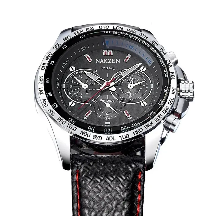 NAKZEN Brand Luxury Men Quartz Watches Man Sport Casual Wrist Watch Luminous Waterproof Watch Male Clock Relogio Masculino
