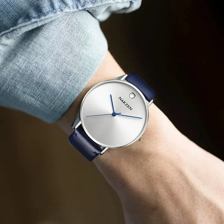 NAKZEN 2020 New Men's Watches Top Brand Luxury Quartz Watch Men Leather Waterproof Cool Watch Man Clocks Relogio Masculino