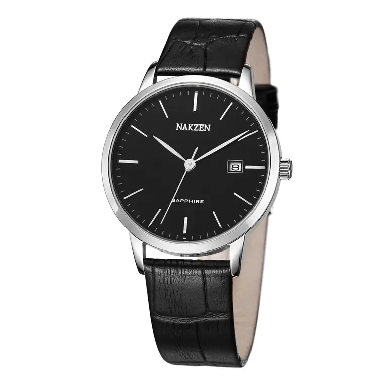 NAKZEN Top Brand Mens Quartz watch Waterproof Luminous Sapphire Crystal Mirror Classic Watches Male Electronic Wristwatch Clock