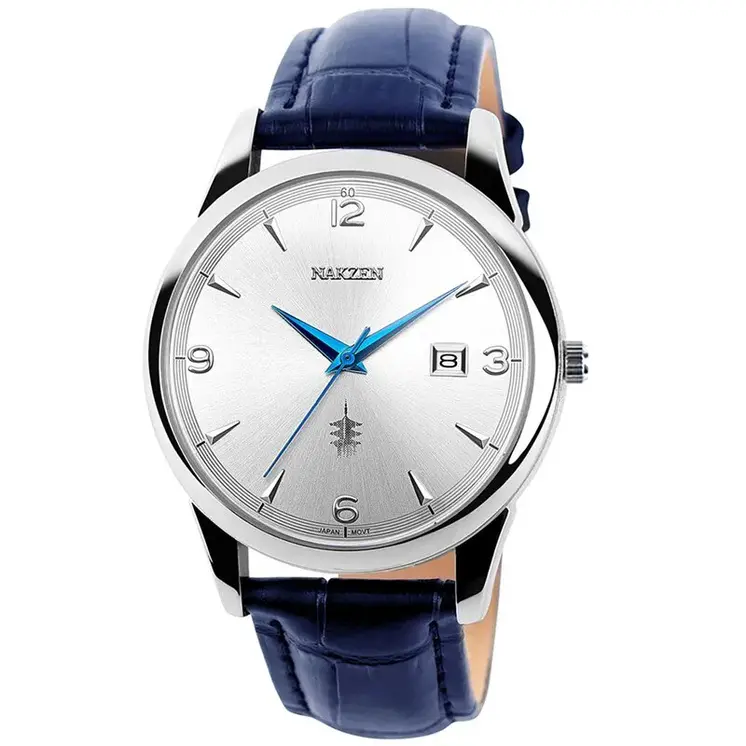 NAKZEN New Fashion Mens Watches Stainless Steel Top Brand Date Clock Waterproof Luxury Sports Quartz Watch Men Relogio Masculino