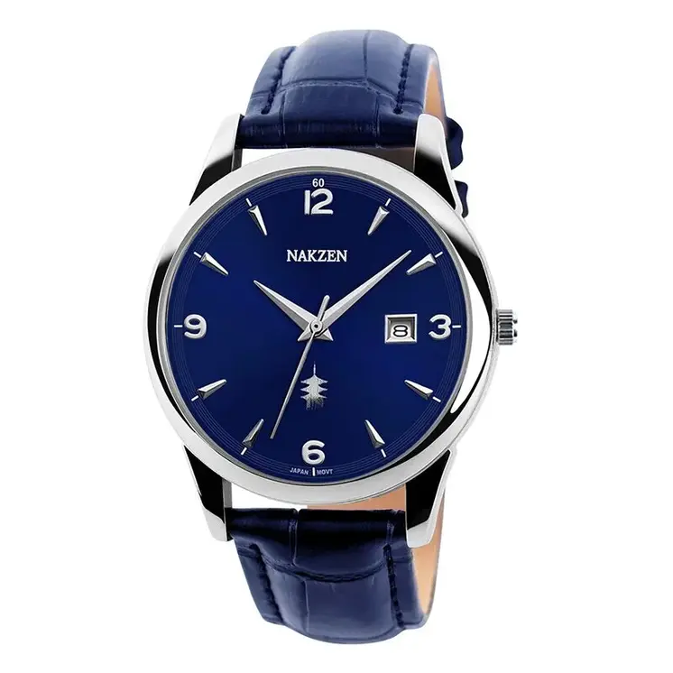 NAKZEN New Fashion Mens Watches Stainless Steel Top Brand Date Clock Waterproof Luxury Sports Quartz Watch Men Relogio Masculino