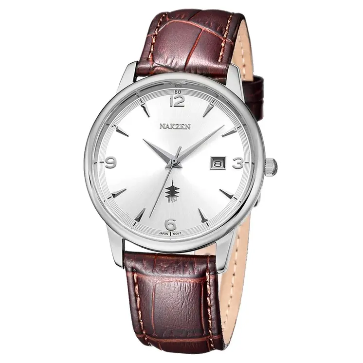 NAKZEN New Fashion Mens Watches Stainless Steel Top Brand Date Clock Waterproof Luxury Sports Quartz Watch Men Relogio Masculino