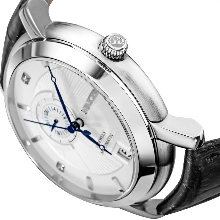 NAKZEN Men Automatic Japan NH37 Movement Mechanical Watch Men Sapphire Military Leather Sports Watches Male Clock Reloj Hombre