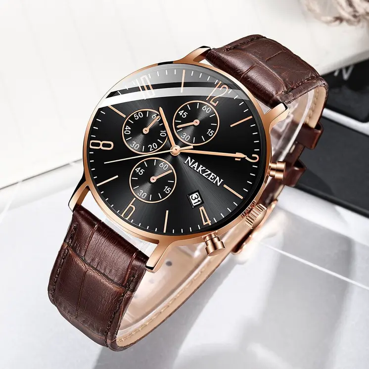 NAKZEN 2018 New Watches Men Luxury Brand Chronograph Man Sports Watches Waterproof Full Steel Quartz Watch Relogio Masculino