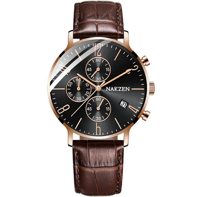 NAKZEN 2018 New Watches Men Luxury Brand Chronograph Man Sports Watches Waterproof Full Steel Quartz Watch Relogio Masculino