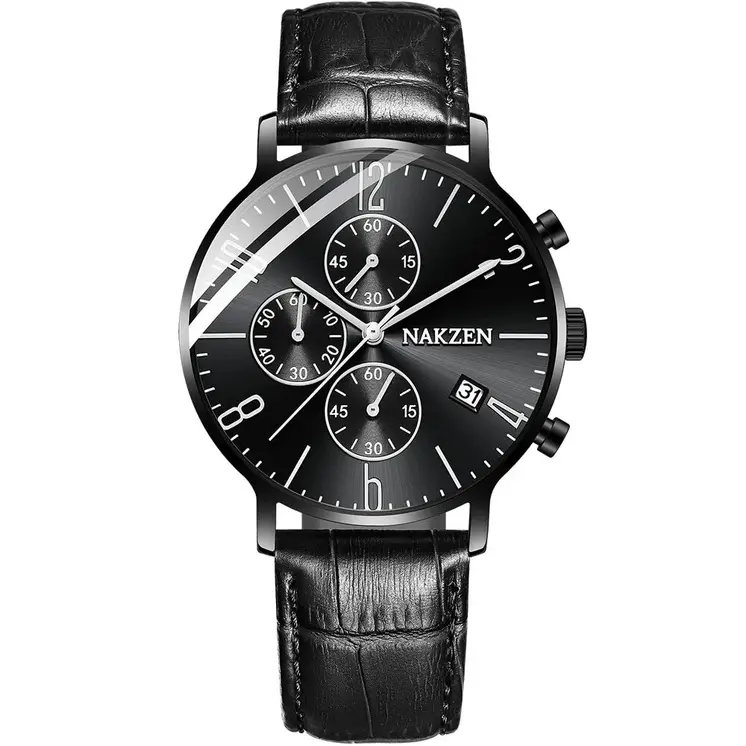 NAKZEN 2018 New Watches Men Luxury Brand Chronograph Man Sports Watches Waterproof Full Steel Quartz Watch Relogio Masculino
