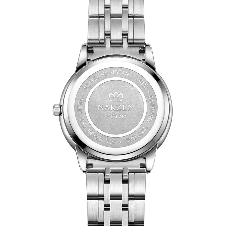 NAKZEN Men Watches Top Brand Luxury Clock Male Stainless Steel Casual Quartz Watch Mens Sports Wristwatch relogio masculino