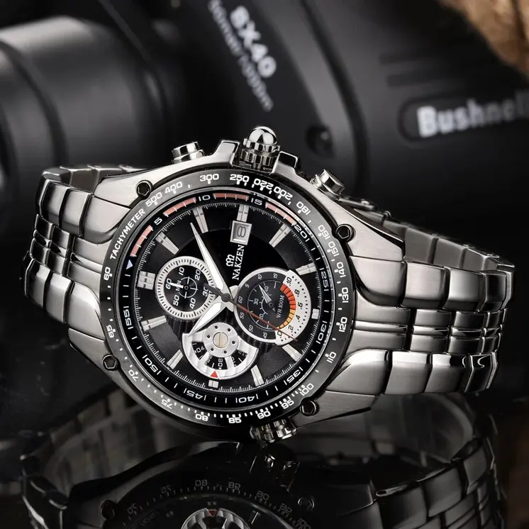 NAKZEN Men Wrist Watch Sport Luminous Mens Quartz Watch Male Multifunction Waterproof 100m Watches Clock relogio masculino