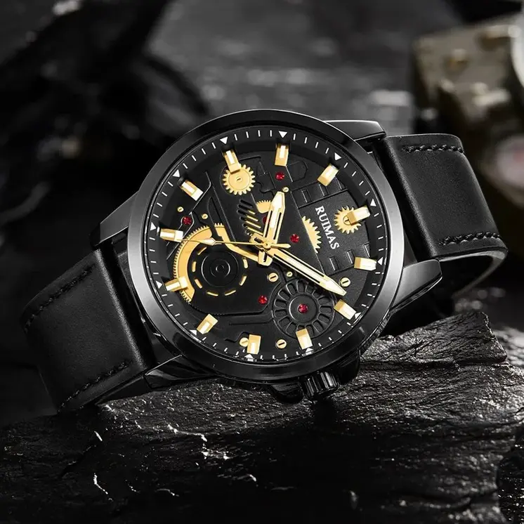 RUIMAS Watches Men's Casual Sport Watches Luxury Military Quartz Wrist Watch Chronograph ​Waterproof Man Clock Montre Homme 307