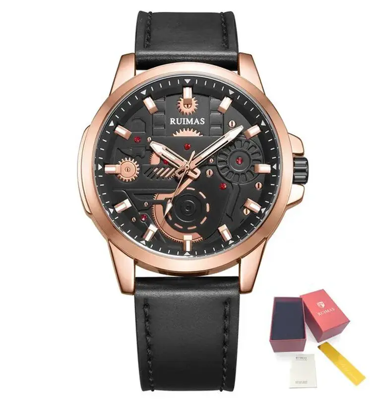 RUIMAS Watches Men's Casual Sport Watches Luxury Military Quartz Wrist Watch Chronograph ​Waterproof Man Clock Montre Homme 307