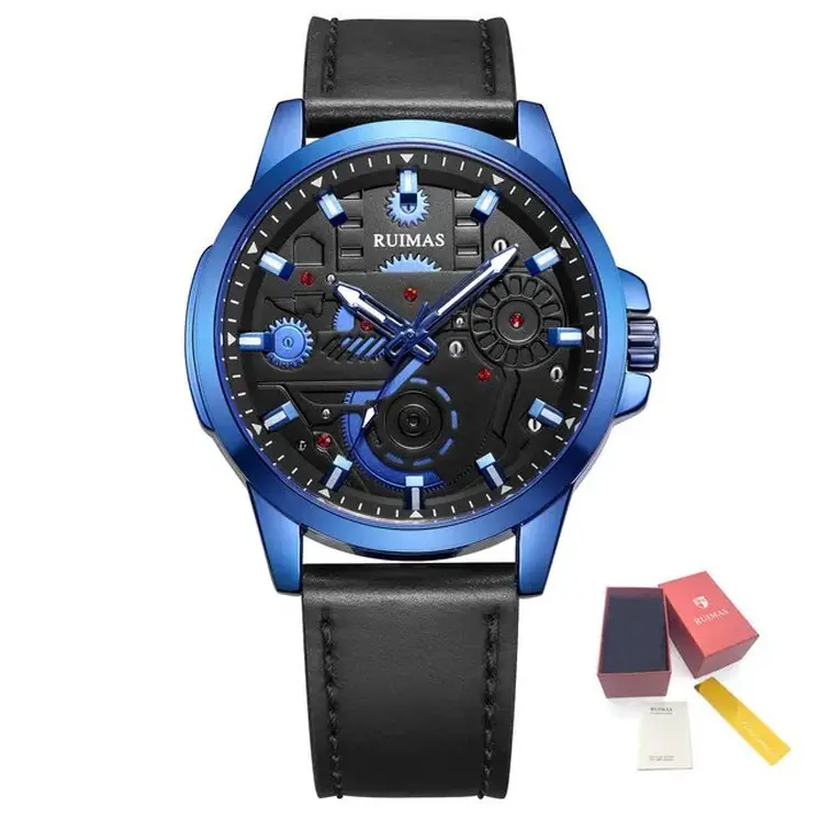 RUIMAS Watches Men's Casual Sport Watches Luxury Military Quartz Wrist Watch Chronograph ​Waterproof Man Clock Montre Homme 307