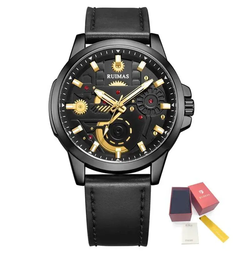 RUIMAS Watches Men's Casual Sport Watches Luxury Military Quartz Wrist Watch Chronograph ​Waterproof Man Clock Montre Homme 307