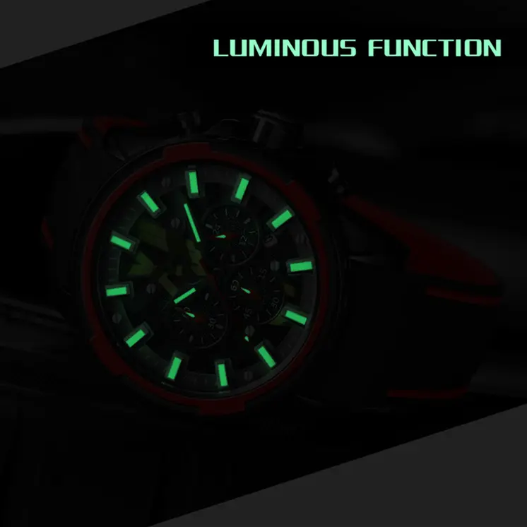 MEGIR New Sport Watch for Luxury Silicone Quartz Casual Wristwatch Waterproof Military Wrist Watch Man Clock Reloj Hombre 2133