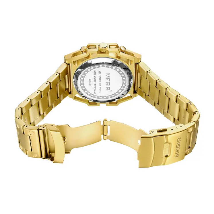 MEGIR Men's Watches Waterproof Sports Wristwatches Quartz Watch Chronograph Luminous Male Clock Calendar Relogio Masculino