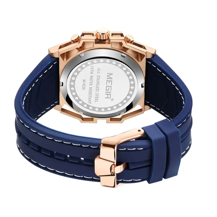 MEGIR Men's Watches Waterproof Sports Wristwatches Quartz Watch Chronograph Luminous Male Clock Calendar Relogio Masculino
