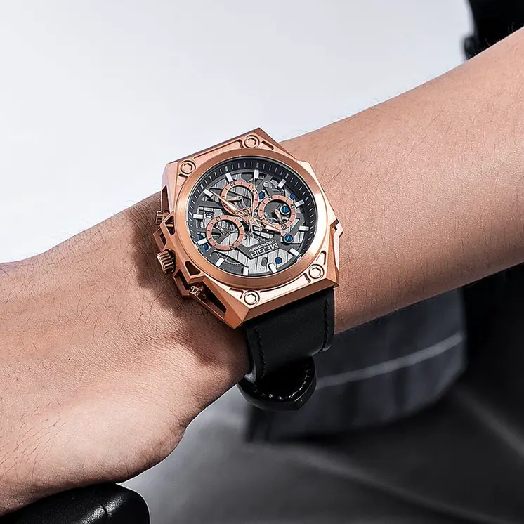 MEGIR Men's Watches Waterproof Sports Wristwatches Quartz Watch Chronograph Luminous Male Clock Calendar Relogio Masculino