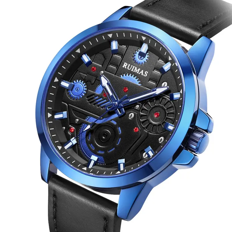 RUIMAS Watches Men's Casual Sport Watches Luxury Military Quartz Wrist Watch Chronograph ​Waterproof Man Clock Montre Homme 307
