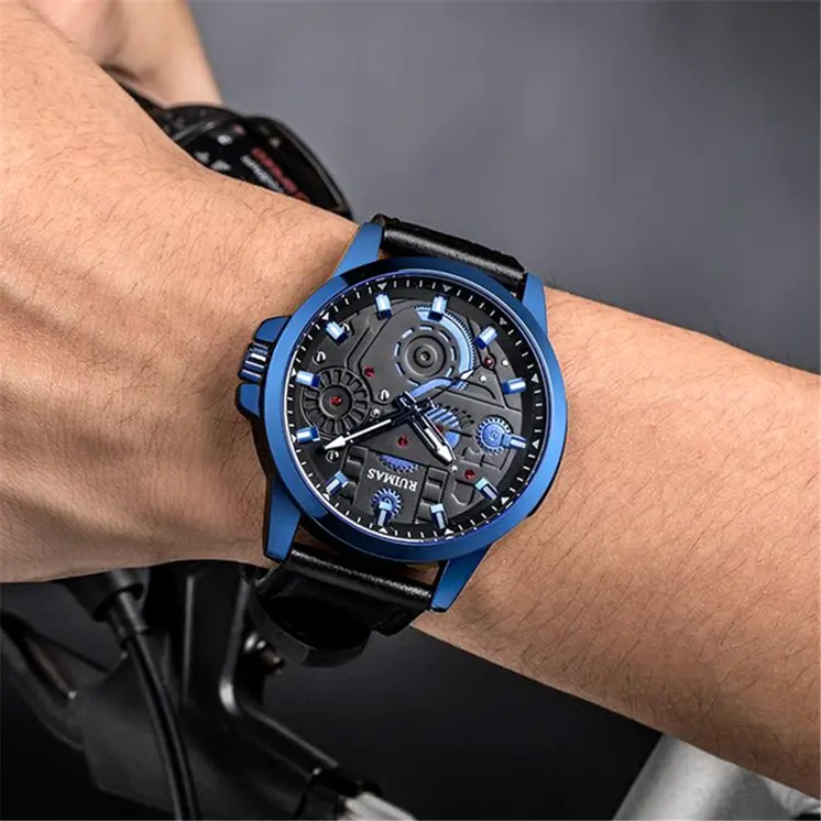 RUIMAS Watches Men's Casual Sport Watches Luxury Military Quartz Wrist Watch Chronograph ​Waterproof Man Clock Montre Homme 307