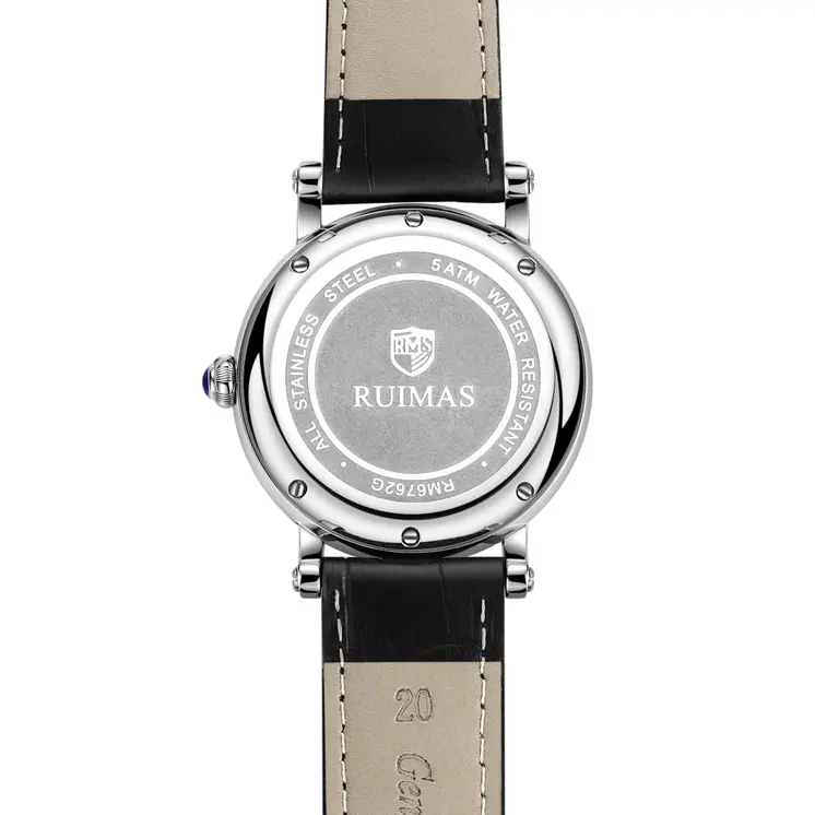 RUIMAS Fashion Mens Quartz Watches Sapphire Sport Wristwatch Waterproof Large Dial Business Casual Watch Clock Montre Homme