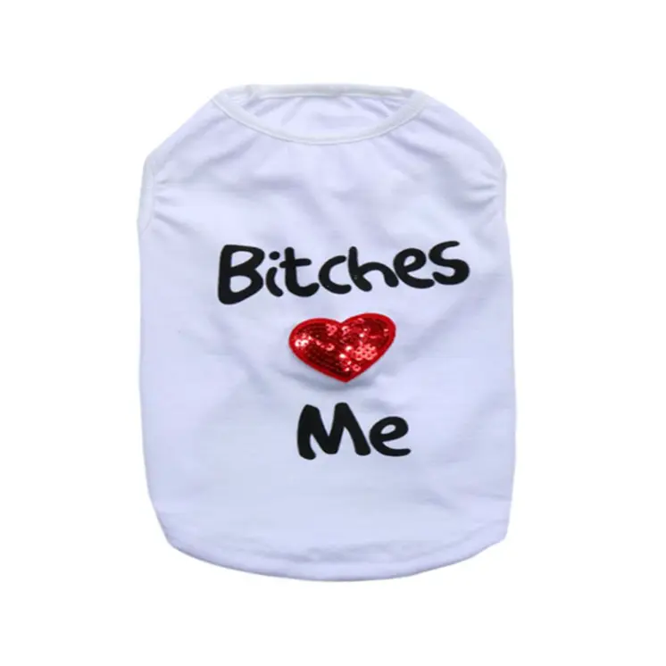 Dogs Love Me (White) Dog T-Shirt by Doggy Doo Little