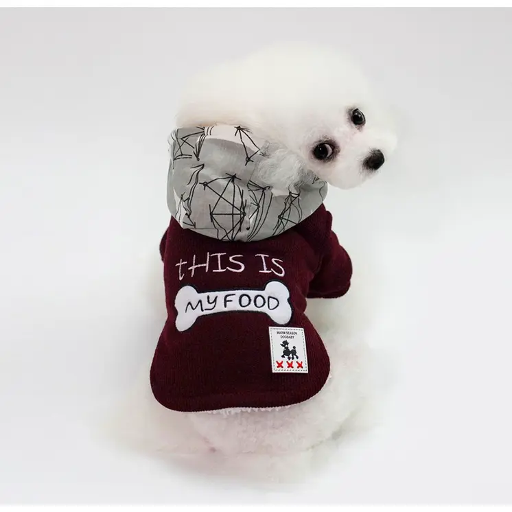 This Is My Food Dog Hoodie by Doggy Doo Little