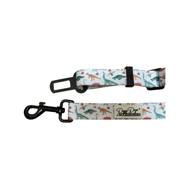 Dinosaur Print (7-Piece, Full Dog Accessories Set) by Doggy Days
