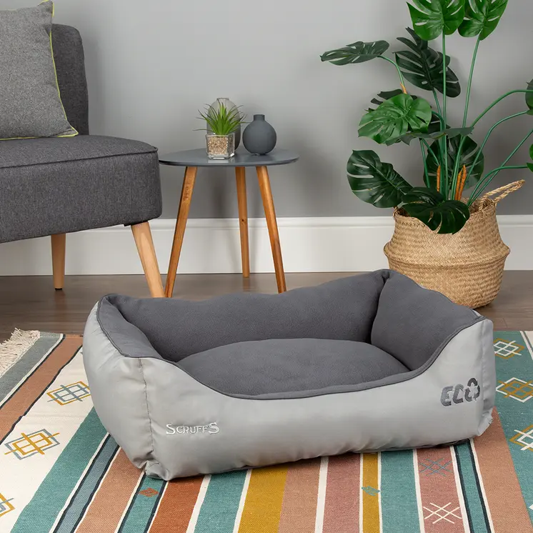 Eco Box Dog Bed (in Grey) by Scruffs