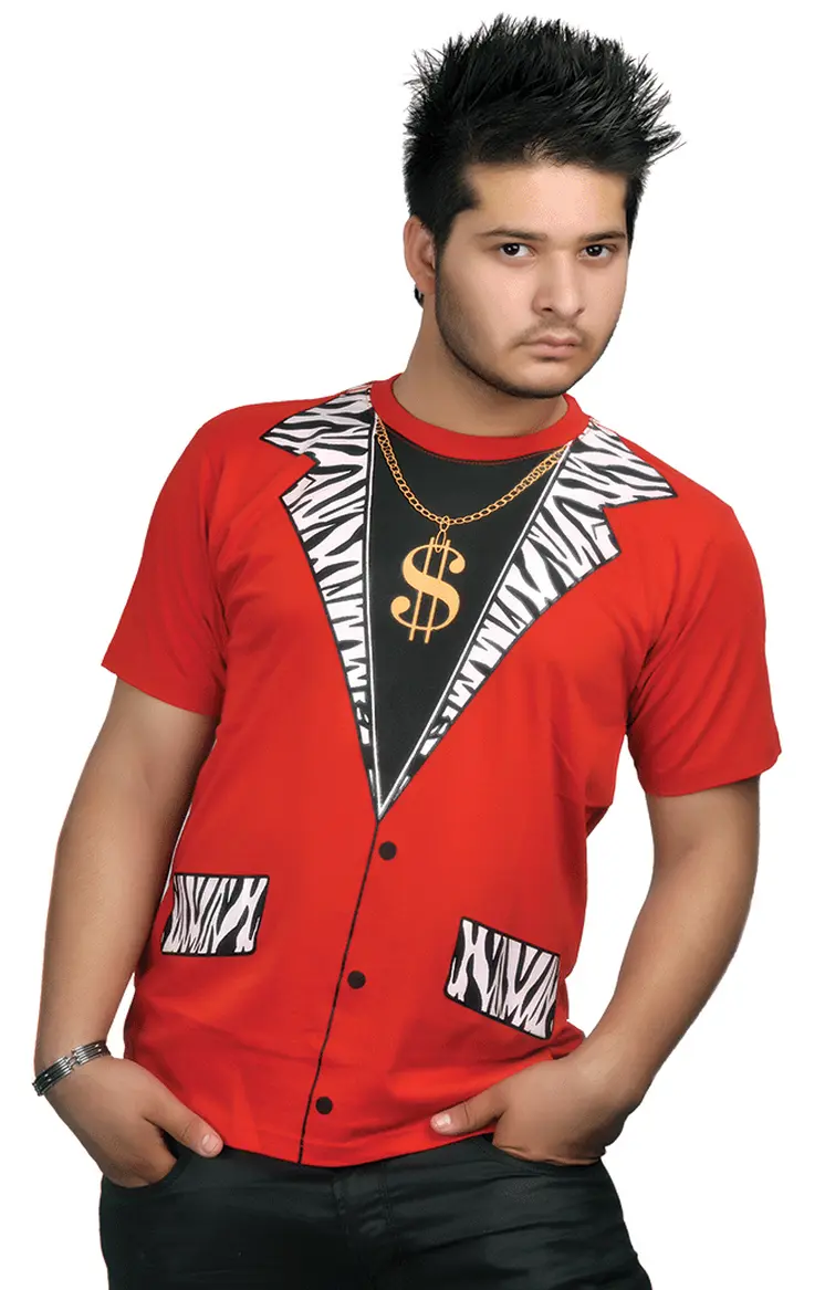 Wickedfun Men Pimp Printed T-Shirt