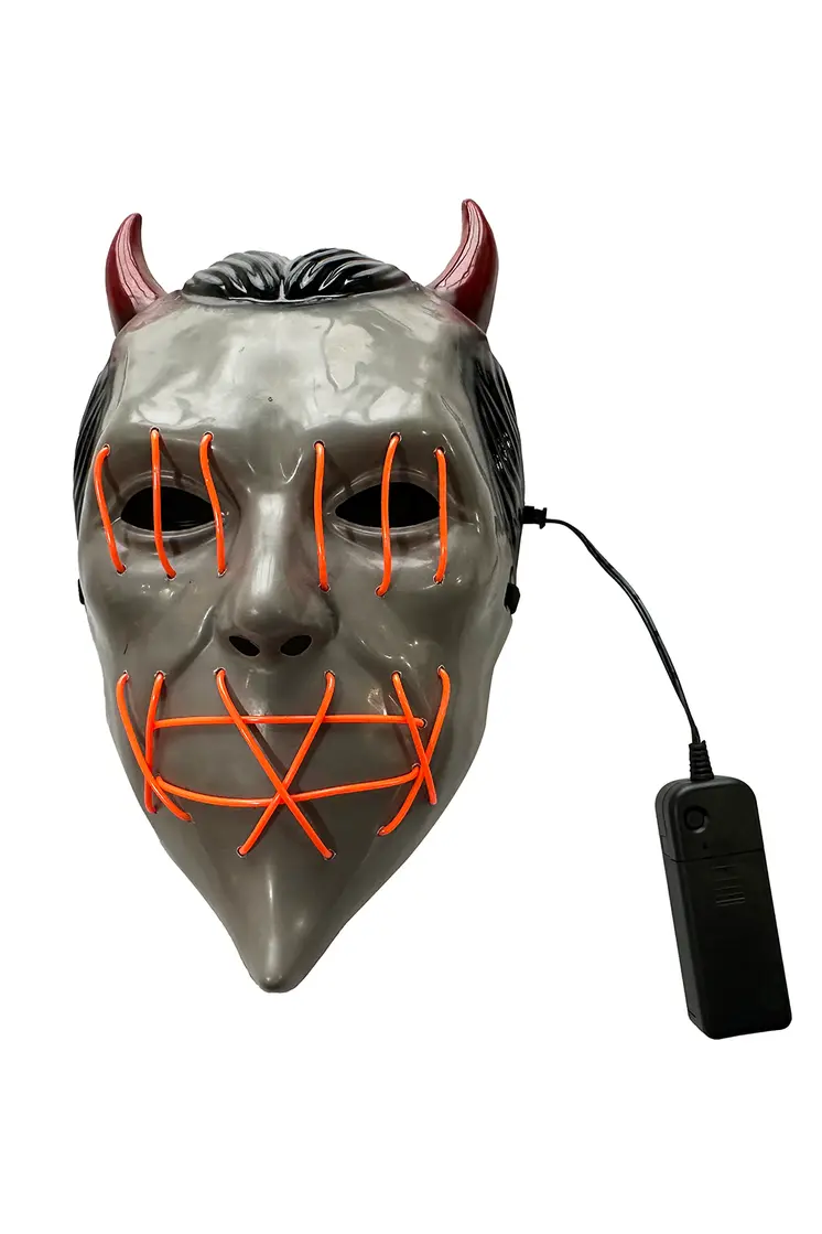 Devil Horn Light Up Mask