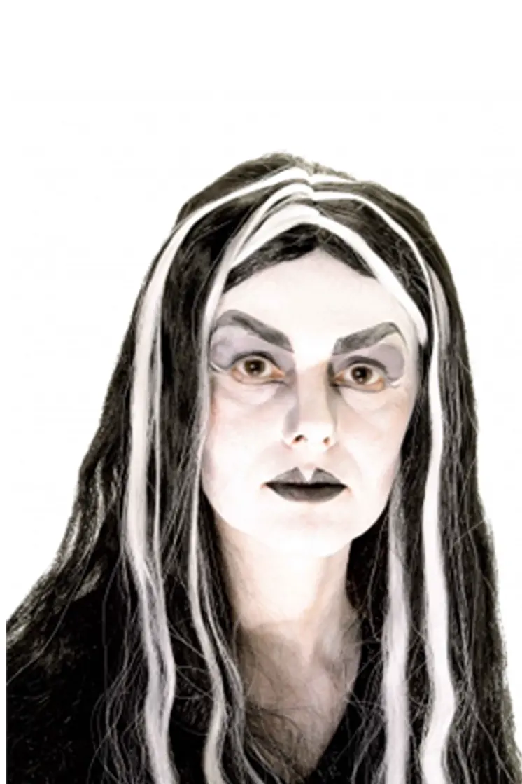 Mortisha with Streaks Wig