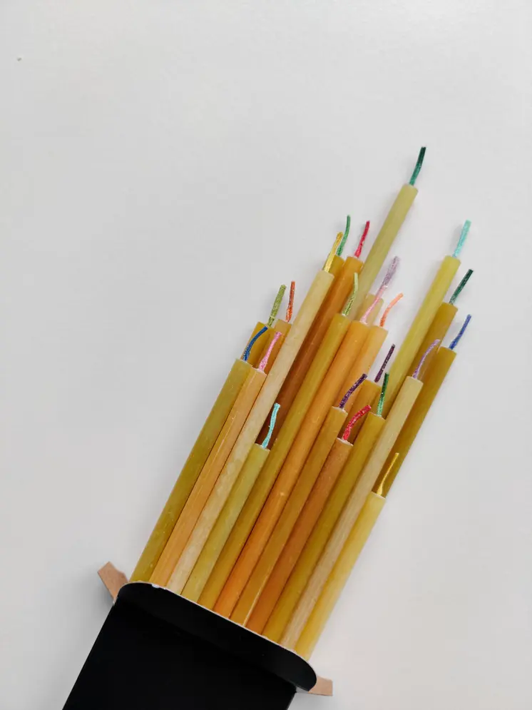 Beeswax Celebration Candles