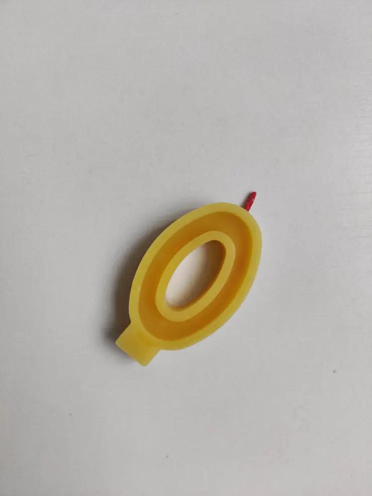 Handmade Beeswax Number Candles | 0-9 | Natural
