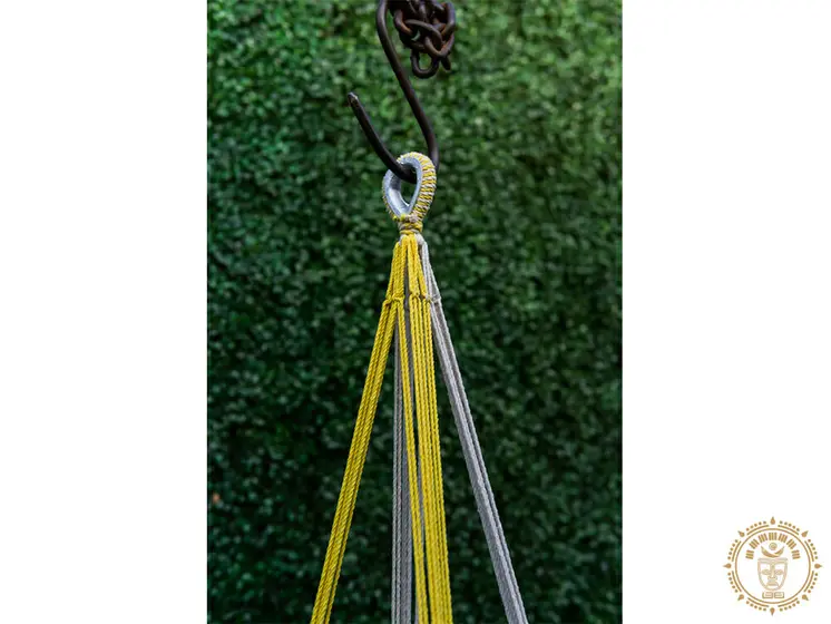 Macrame baby hammock Amarillo