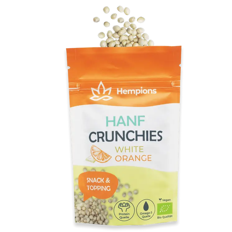 Bio Hanf Crunchies White Orange