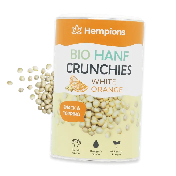 Bio Hanf Crunchies White Orange